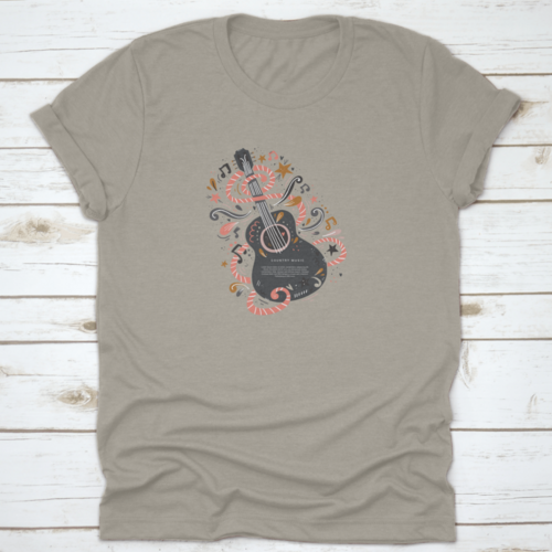 A Guitar Symbol Of Music, Country Music, Music Lover T-Shirt Design