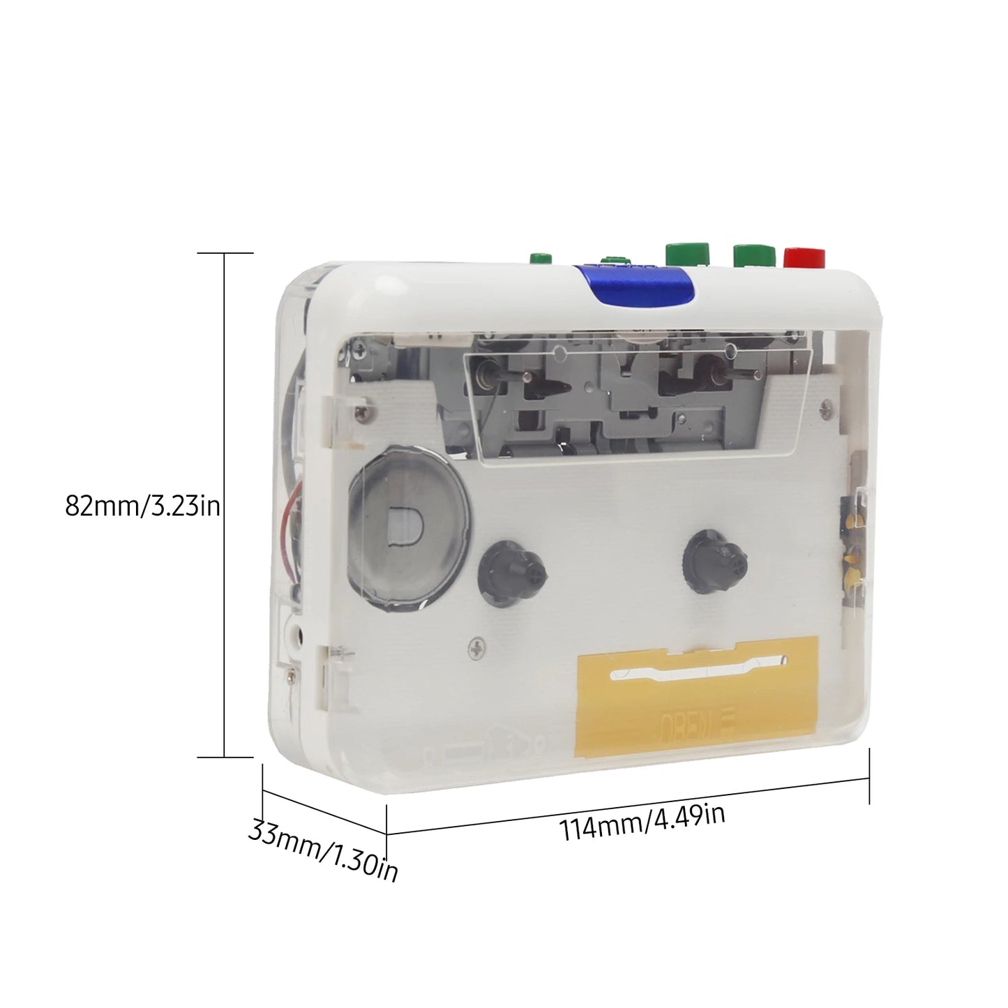 TON010S Portable Cassette to MP3 Player Mini USB Tape Player MP3