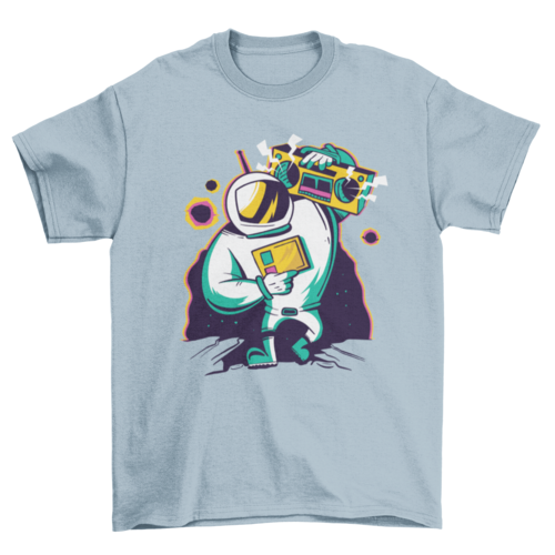 Astronaut Boombox T-shirt