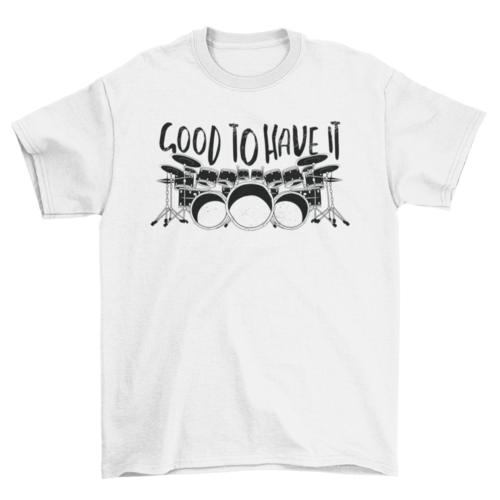 Drum set t-shirt