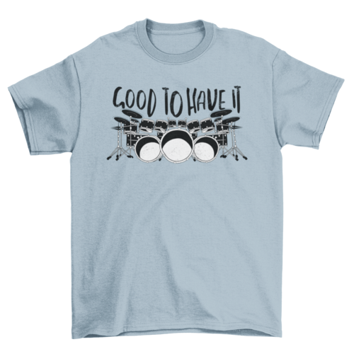 Drum set t-shirt