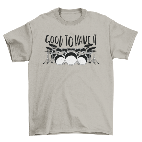 Drum set t-shirt