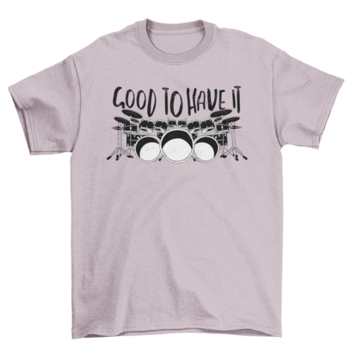 Drum set t-shirt