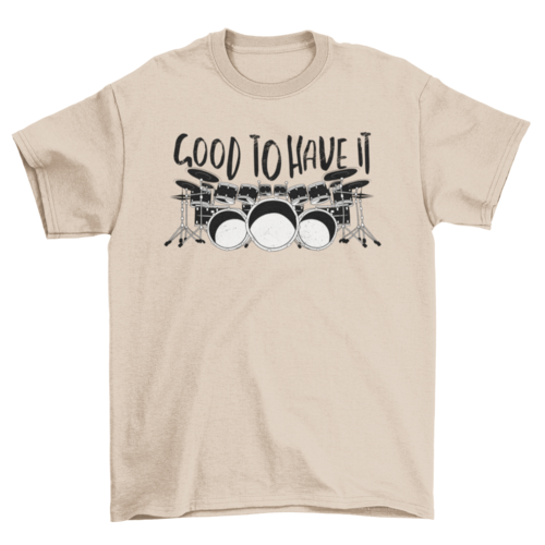 Drum set t-shirt