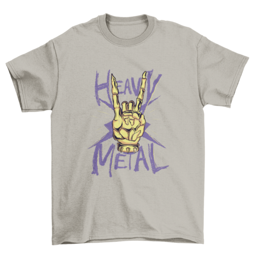 Heavy metal t-shirt