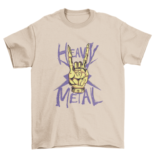 Heavy metal t-shirt