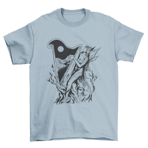 Fairy music dark art nouveau t-shirt