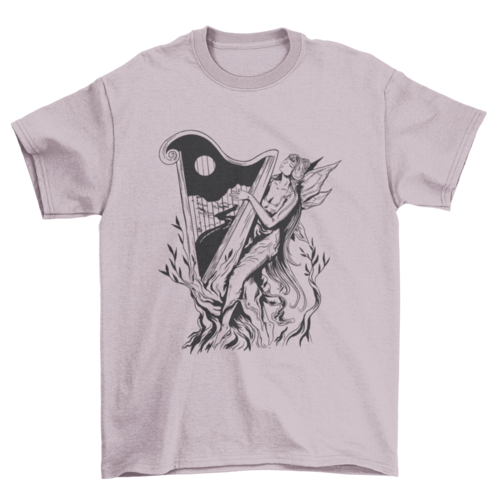 Fairy music dark art nouveau t-shirt