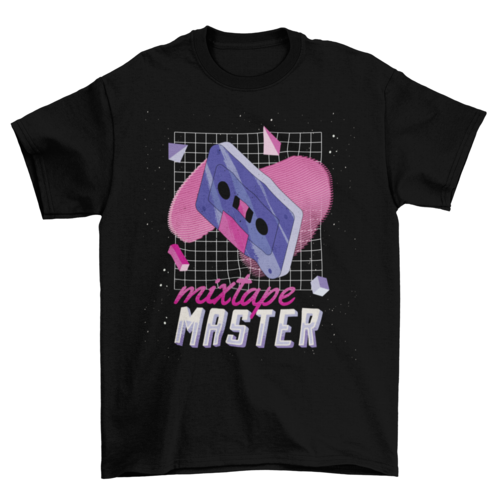 Mixtape master retro t-shirt