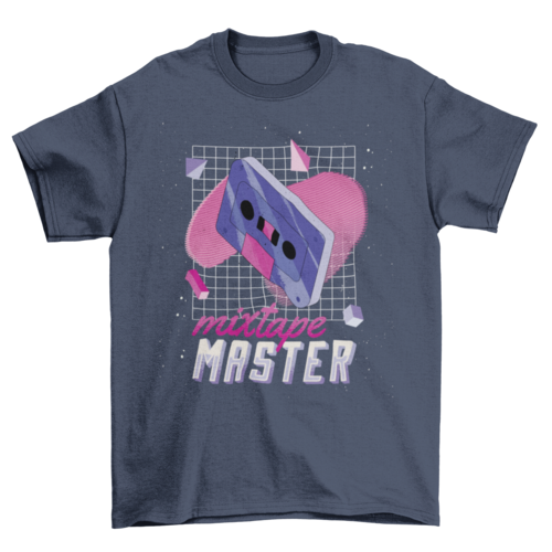 Mixtape master retro t-shirt