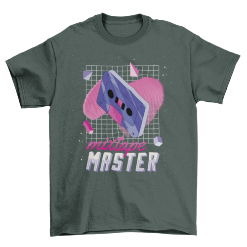 Mixtape master retro t-shirt