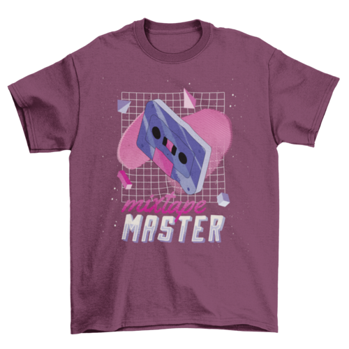 Mixtape master retro t-shirt