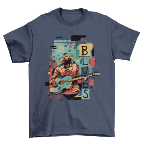 Nice RNB Soul Blues Music musician Guitar Abstract Genre t-shirt