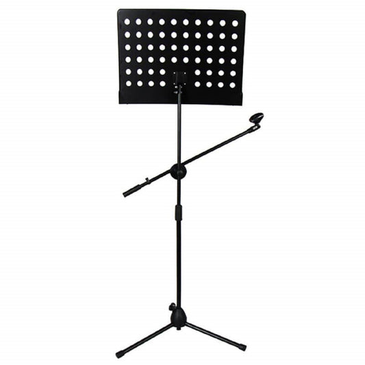 5 Core Sheet Music Stand With Mic Stand Holder - 3 IN 1 Professional