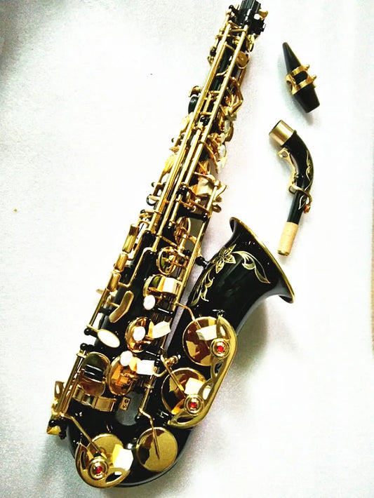 New Arrival Eb Alto Saxophone Brass black Lacquer Music Instrument