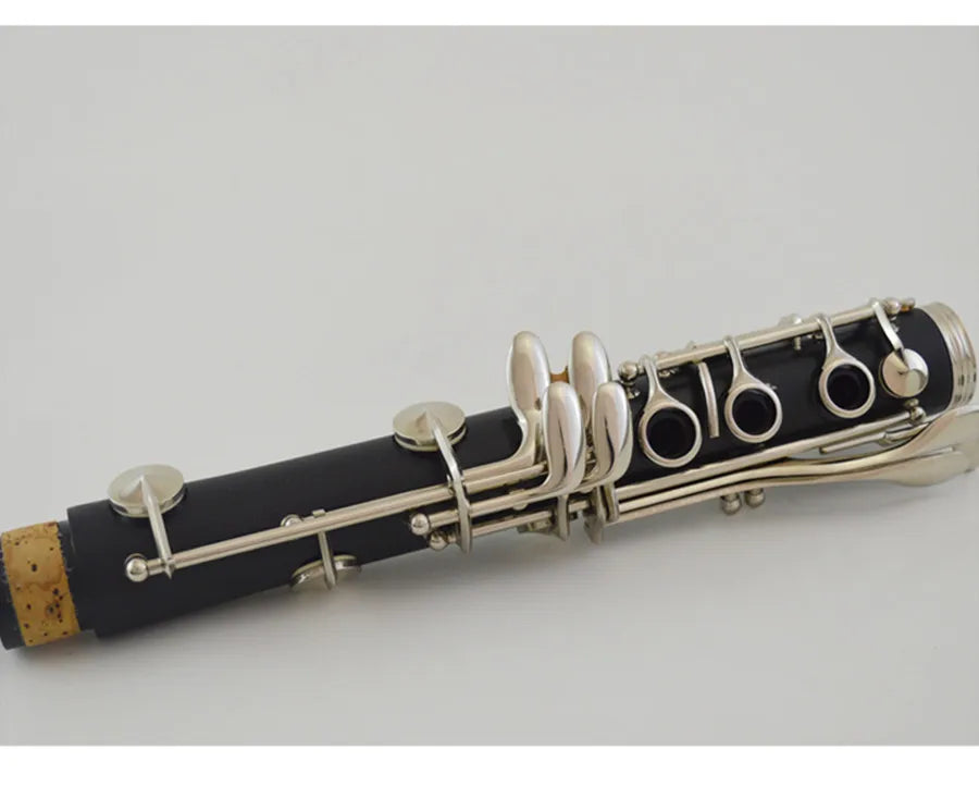 Clarinet 17 key drop Clarinet Silver plated B Flat Klarinet Bakelite