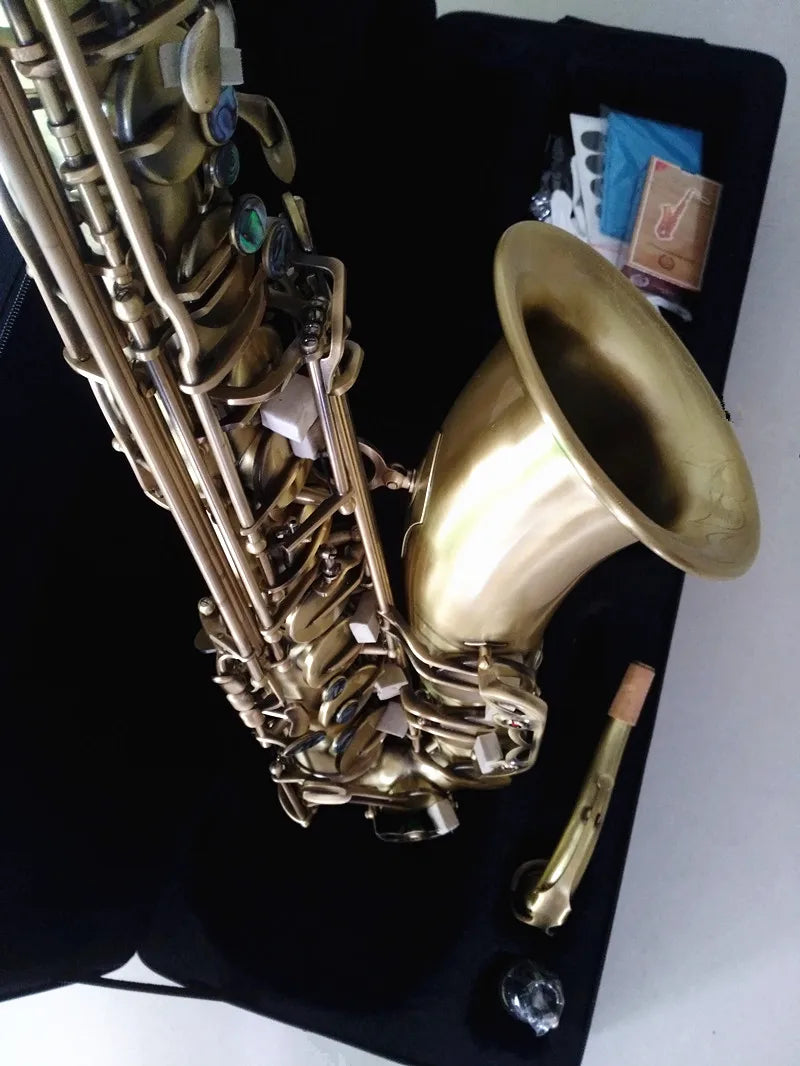 Tenor Saxophone Antique Copper Simulation B Flat Sax Musical