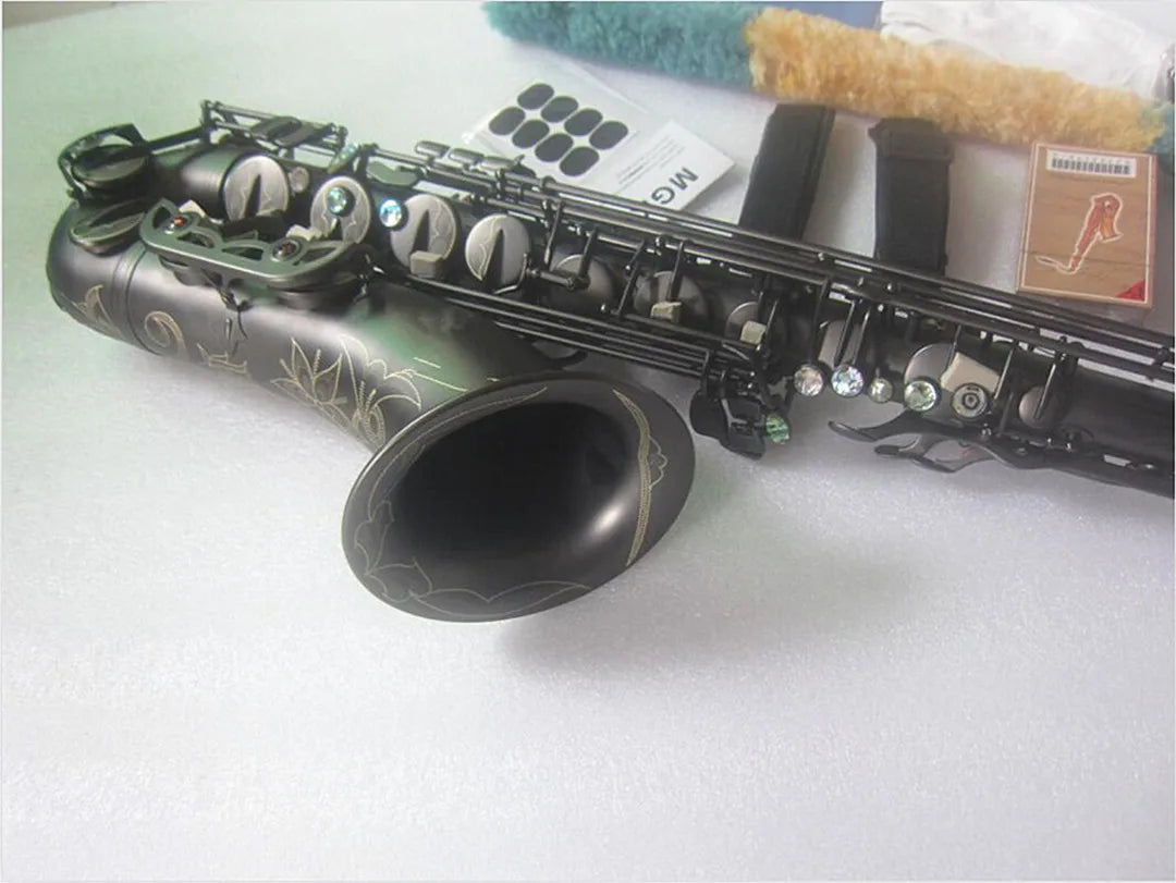 Tenor saxophone High-quality Matt Black Musical instrument