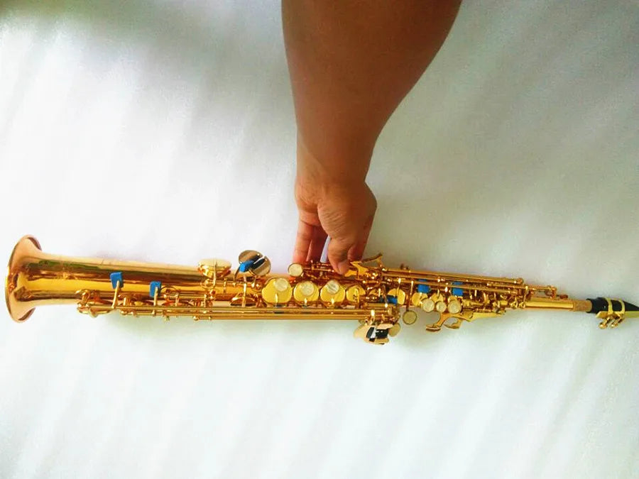 New arrival Straight Professional level Soprano Saxophone  Key Bb