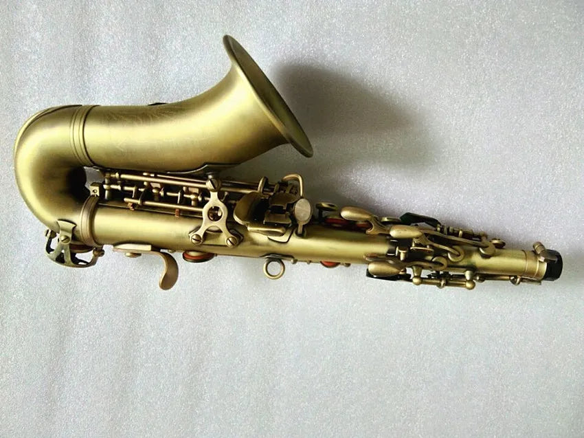 New Curved Soprano Saxophone Antique copper simulation Sax Soprano