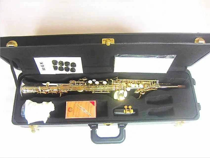 Brand new high quality Soprano Saxophone W037 Nickel silver High