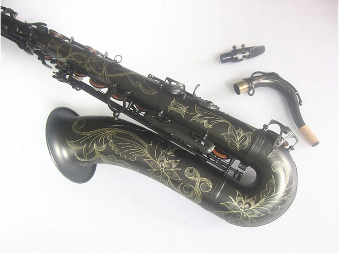 Tenor saxophone High-quality Matt Black Musical instrument