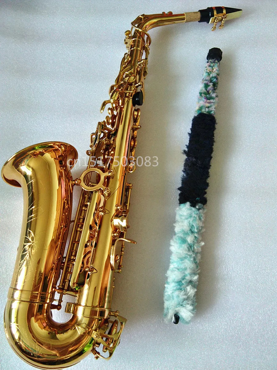 New Arrival High Quality Alto Eb Saxophone Brass Gold Lacquer Sax