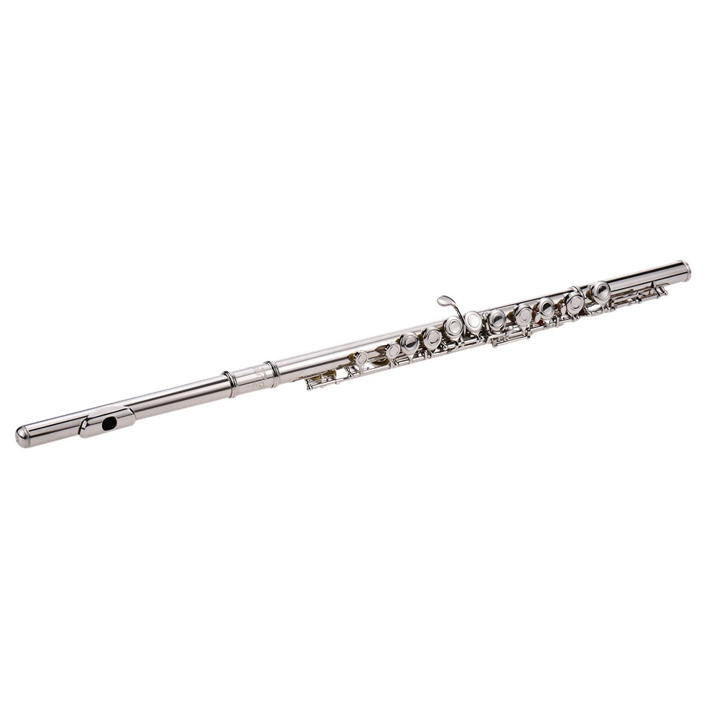 Western Concert Flute Nickel Plated 16 Holes C Key Cupronickel