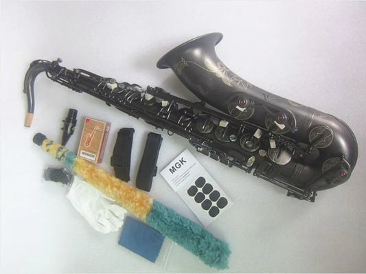 Tenor saxophone High-quality Matt Black Musical instrument