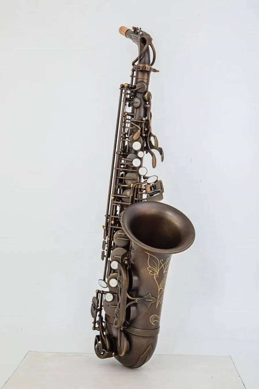High Quality Saxophone Alto Antique copper Eb Tune Model E Flat Sax
