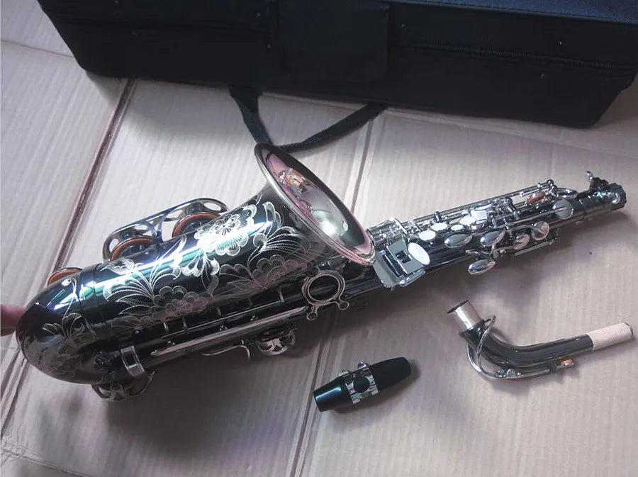 Superior quality Saxophone Alto Black Nickel Silver Alloy  Sax Brass