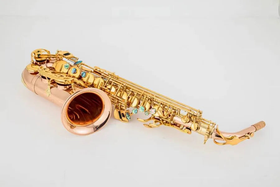 Saxophone Alto Eb Phosphorus Copper Tube Gold Lacquer Surface E Flat