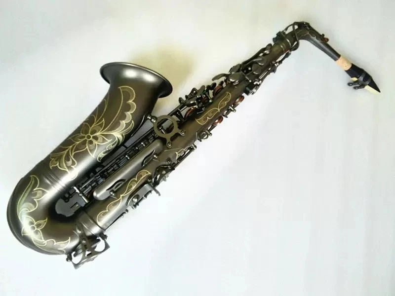 Best Alto Saxophone E-Flat Black Mouthpiece Ligature Reed Neck Musical