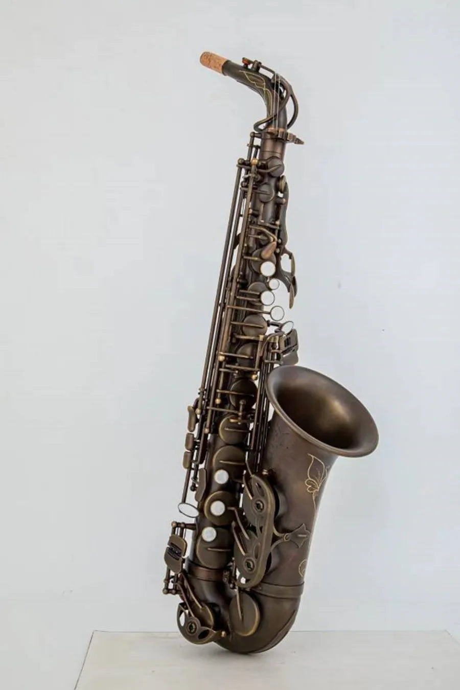 High Quality Saxophone Alto Antique copper Eb Tune Model E Flat Sax