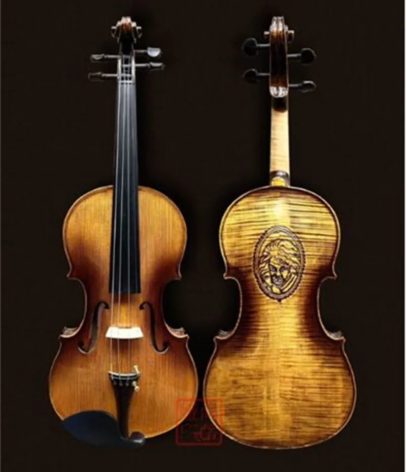 Professional level Hand Carved Beethoven Violin 4/4 European Spruce