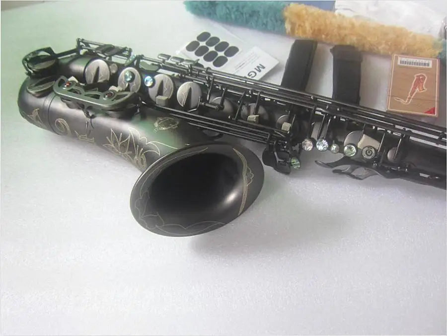 Tenor Saxophone Japan Suzuki Bb Flat Sax Matt Black Musical instrument