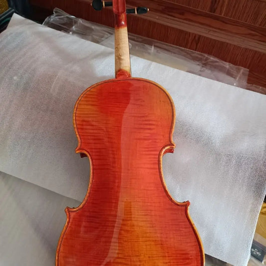 Maple Handmade Professional Violin 4/4 3/4 1/2 1/4 Stradivari Vionlino