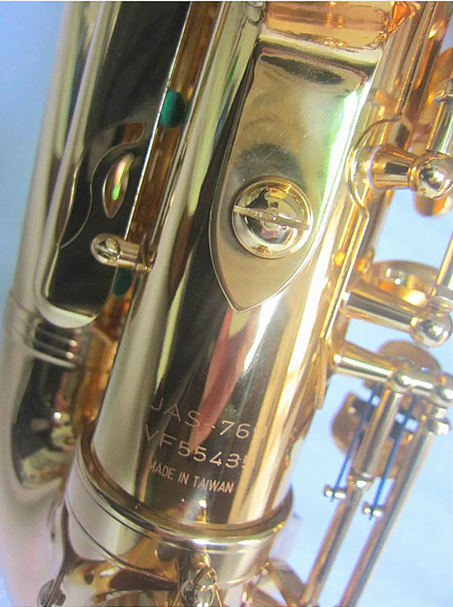 Best Quality Eb Alto Saxophone Golden E Flat professional-Grade Music