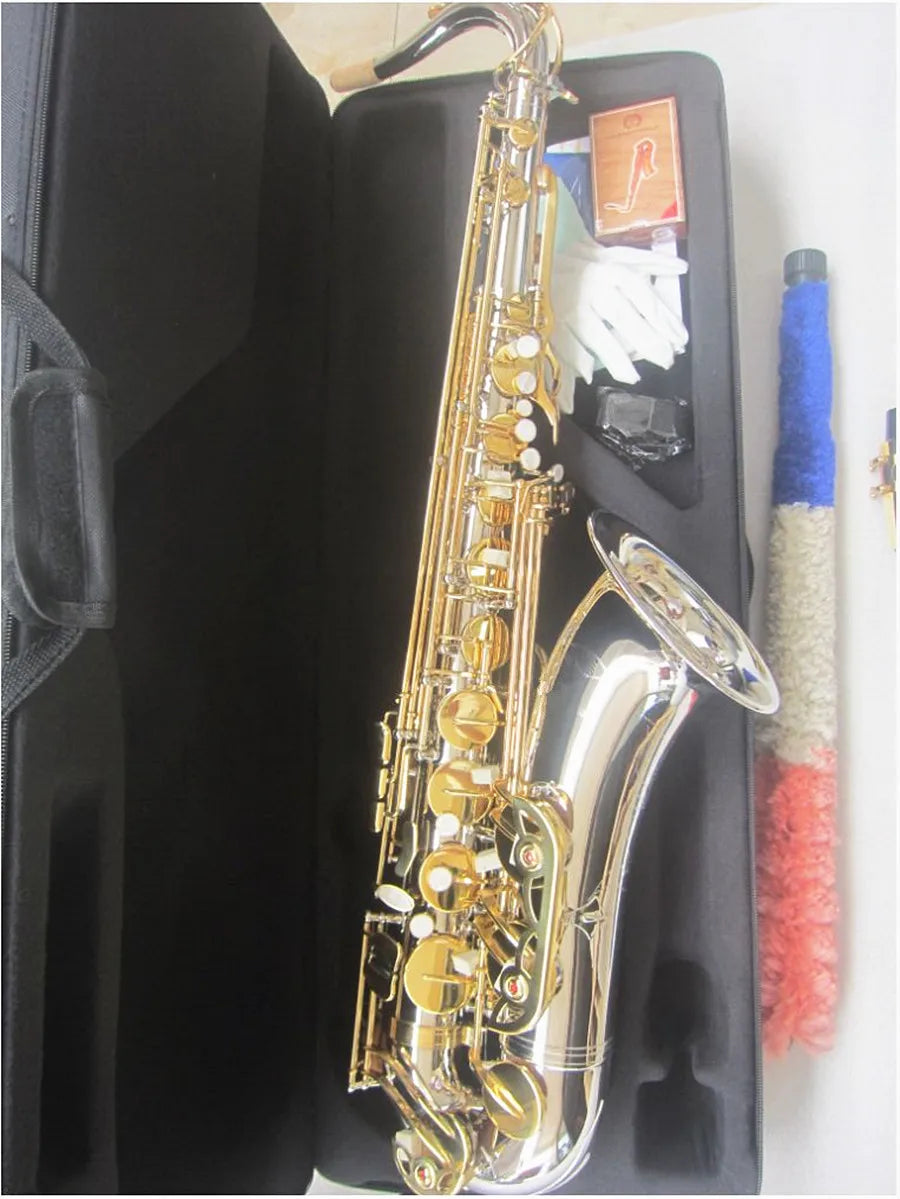 New Tenor Saxophone  Musical Instruments B Flat Tone Nickel Silver