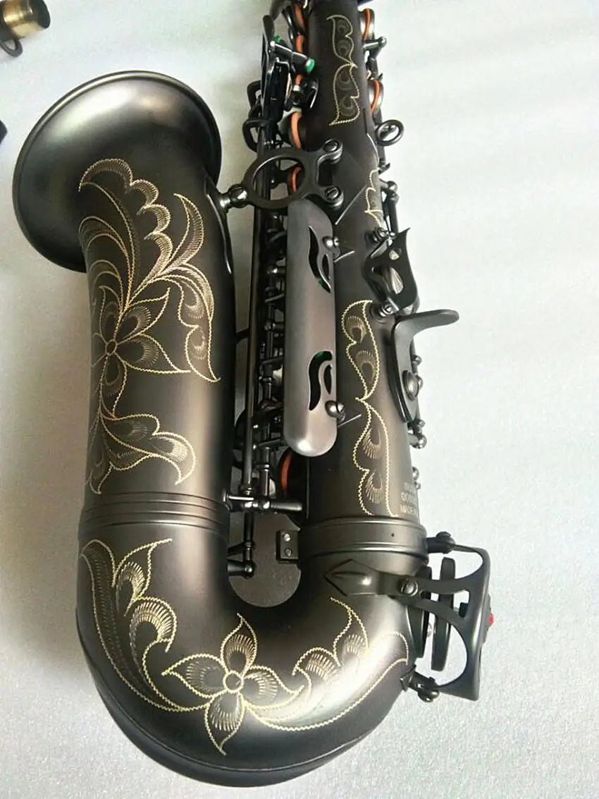 New Professional Musical Instruments Alto Saxophone E Flat Matte Black