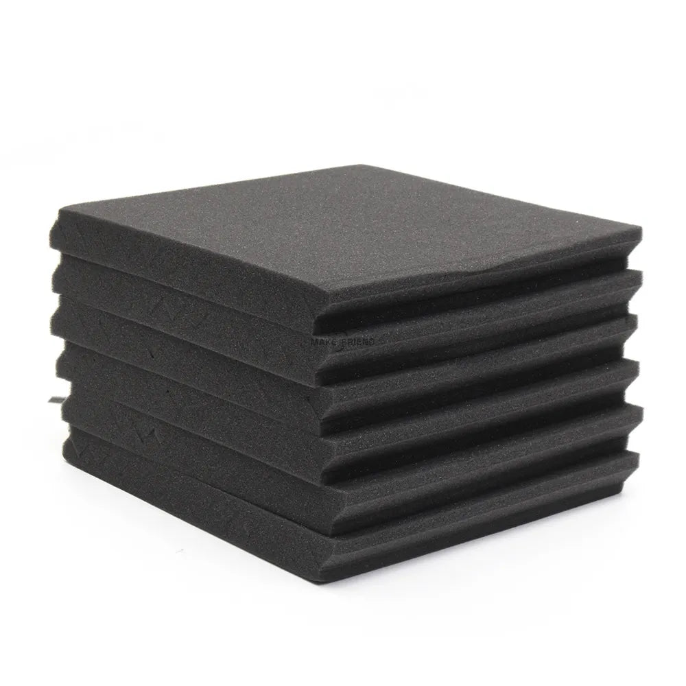 24PCS 300x300x25mm Studio Acoustic Foam SoundProofing Acoustic Panel Sound Proof Insulation Absorption Treatment Wall Panels