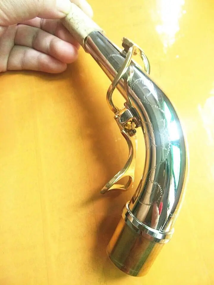Alto Saxophone Necks Nickel plated silver Sax Bend Neck Brass Material