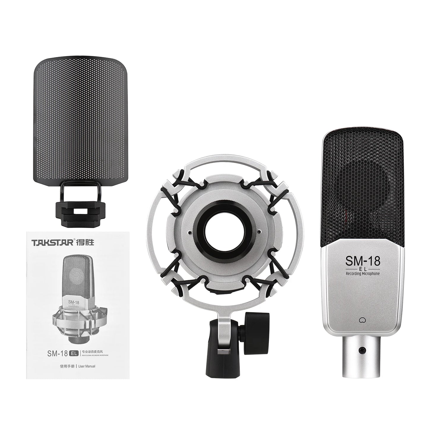 TAKSTAR SM-18 EL Professional Recording Microphone Cardioid Condenser