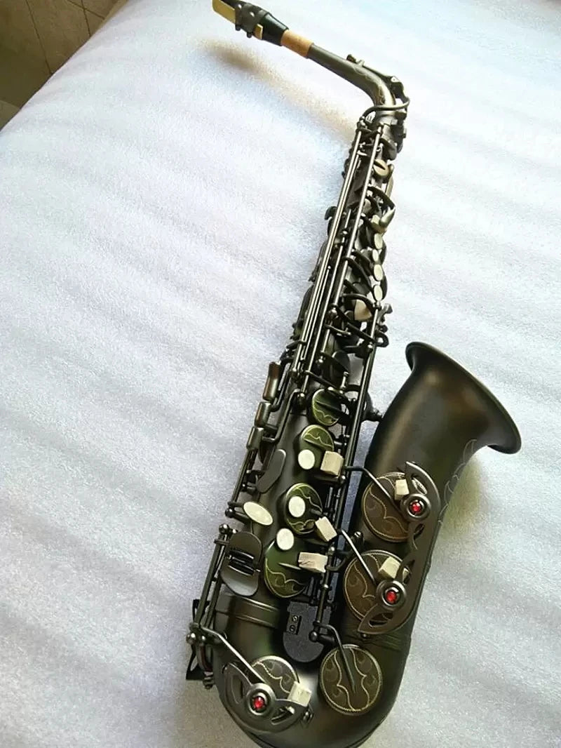 Best Alto Saxophone E-Flat Black Mouthpiece Ligature Reed Neck Musical