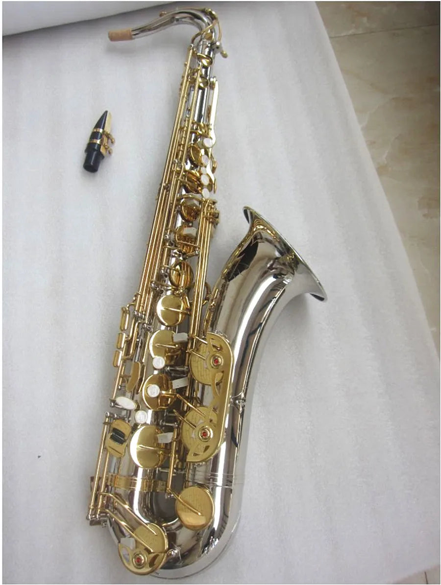 New Tenor Saxophone  Musical Instruments B Flat Tone Nickel Silver