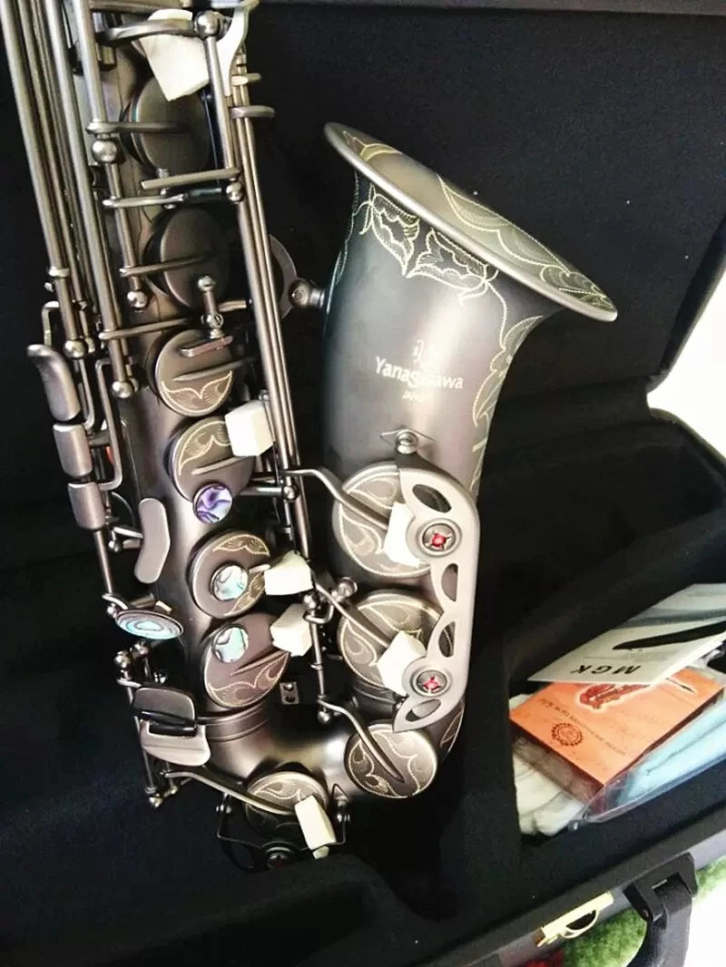 Quality Alto Sax A-992 E-Flat Black Matte Professional Saxophone