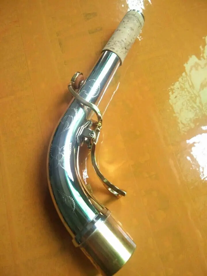 Alto Saxophone Necks Nickel plated silver Sax Bend Neck Brass Material