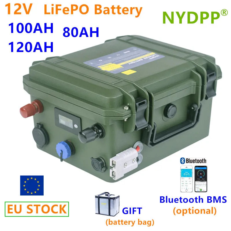 12V 120AH 100AH 80AH LiFePO4 Battery 12v lifepo4 battery100AH,120ah,80ah battert 12v Lithium iron phosphate battery 12v lithium