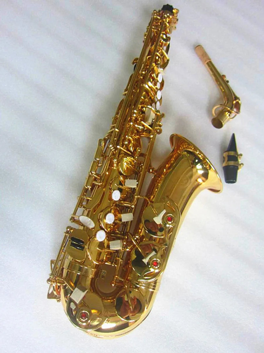 Professional Eb Alto Saxophone Jupiter JAS-769 Brass Gold Lacquer