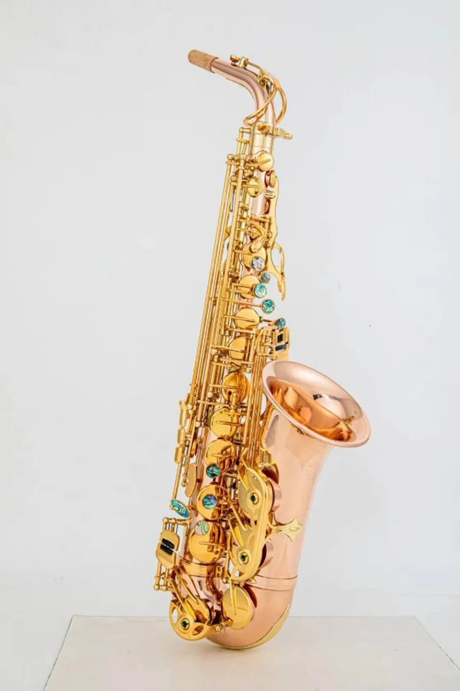 Saxophone Alto Eb Phosphorus Copper Tube Gold Lacquer Surface E Flat